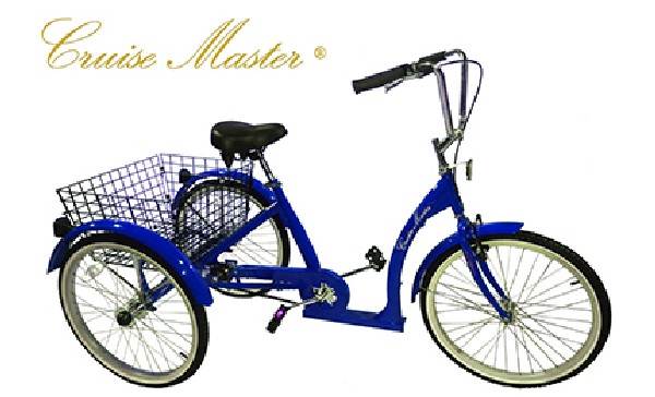 HUSKY CRUISE MASTER 24" ADULT TRICYCLE MODEL T-324 - BLUE - Code: 160-403