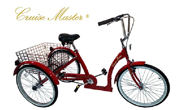 HUSKY CRUISE MASTER 24" ADULT TRICYCLE MODEL T-324 - RED - Code: 160-402
